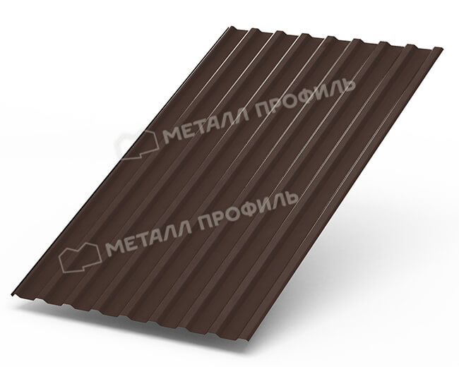 Профнастил МП20 х 1100 - R (Steelmatt-20-8017-0.4±0.08мм) в Дзержинском