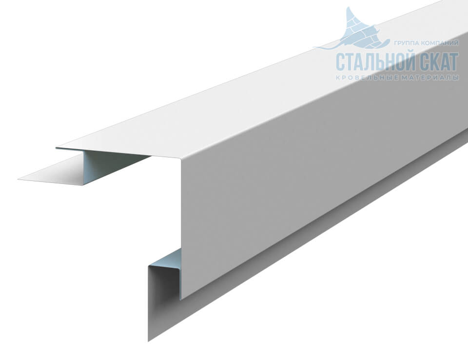 Планка угла наружного сложного 75х75х3000 (ПЭ-01-9010-0.45) в Дзержинском