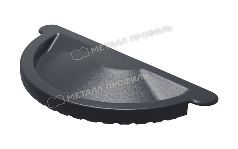 Заглушка желоба D125 Foramina Freeze (FRZ_D-01-GreyGrey-0.6) в Дзержинском