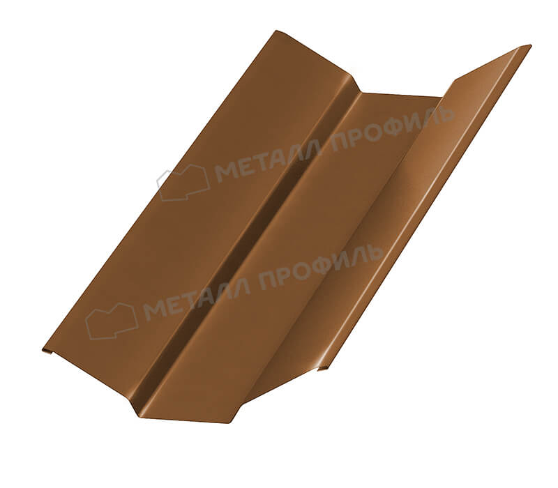 Фото: Планка ендовы верхняя 76х76х2000 (PURMAN-20-Argillite-0.5) в Дзержинском