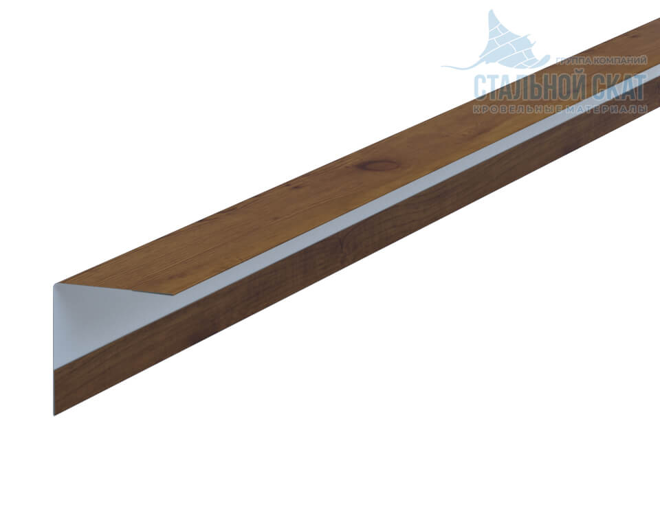 Фото: Планка угла наружного 30х30х3000 (ECOSTEEL_T-12-Дуб-0.45) в Дзержинском