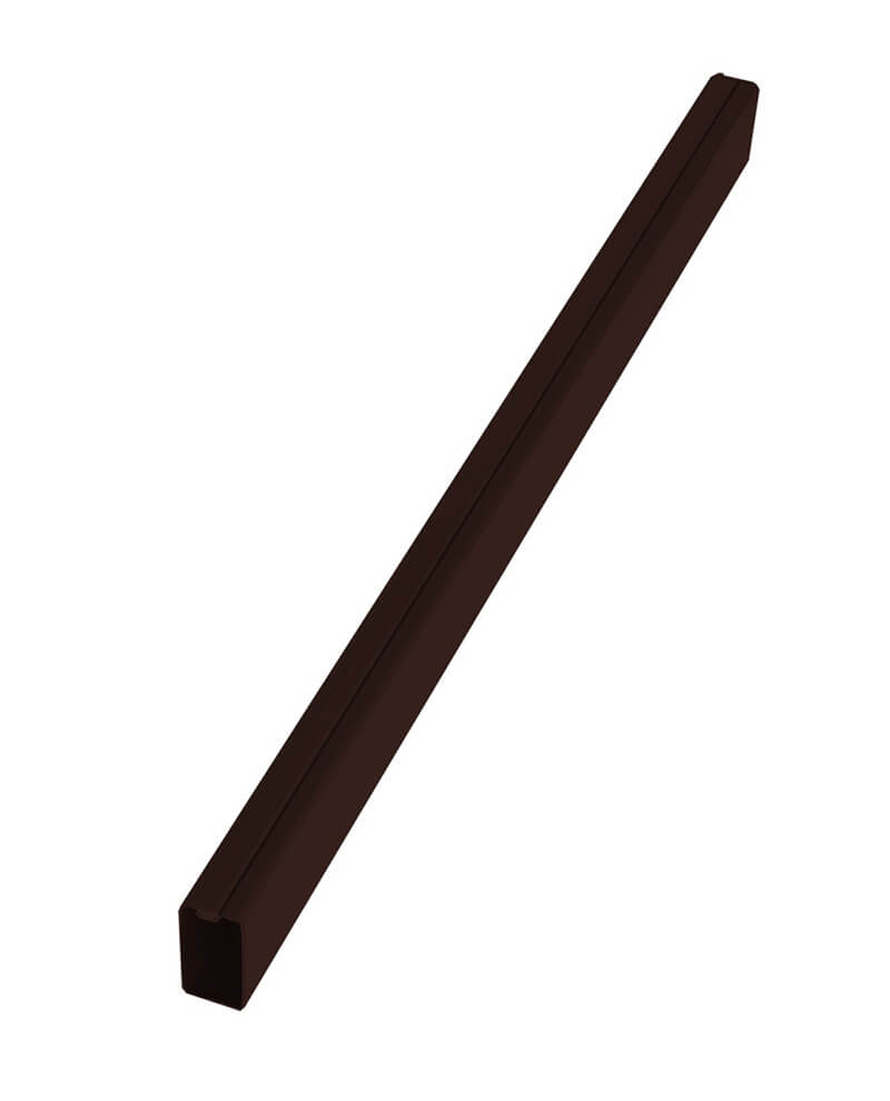 Труба 40х20х1,0х2500 RAL 8017