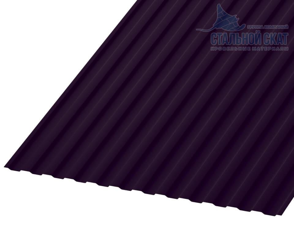Профнастил МП10 х 1100 - B (VALORI-20-Violet-0.5)