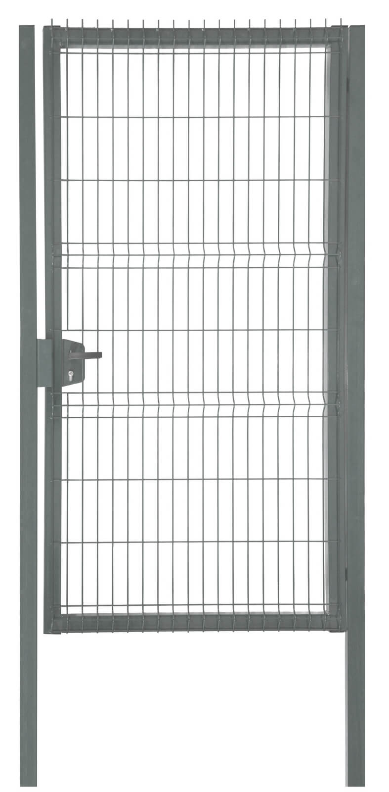 Калитка Profi с замком 2,03х1 RAL 7040