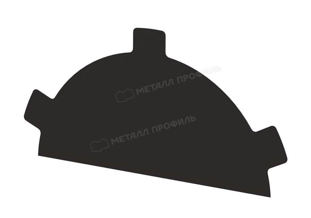 Заглушка конька круглого простая (VikingMP E-20-RR32-0.5)