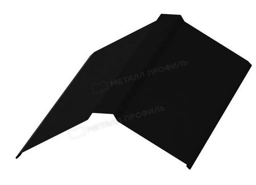 Планка конька плоского 120х120х2000 (VikingMP E-20-9005-0.5)