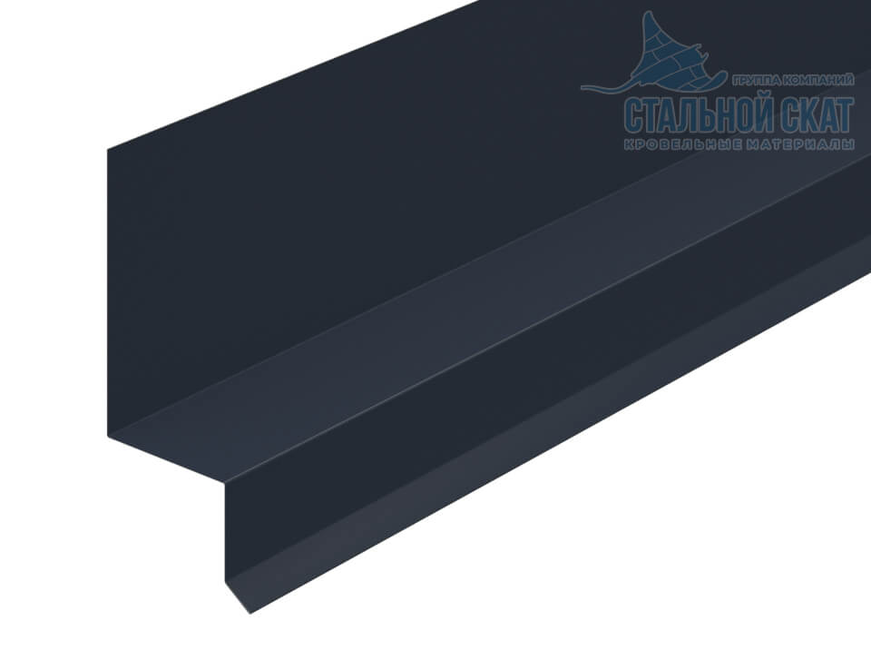 Планка отлива верхнего FASTCLICK 35х25х3000 (PureTech_Mat-20-7024-0.5)