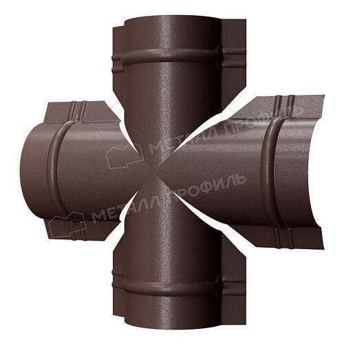 Четверник для круглого конька R110 (VALORI-20-Яркий Брауни-0.5)
