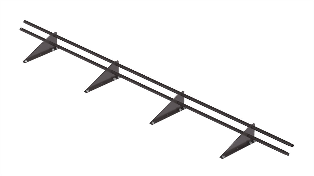Снегозадержатель трубчатый дл. 3000 мм (DarkBrown) ROOFRetail