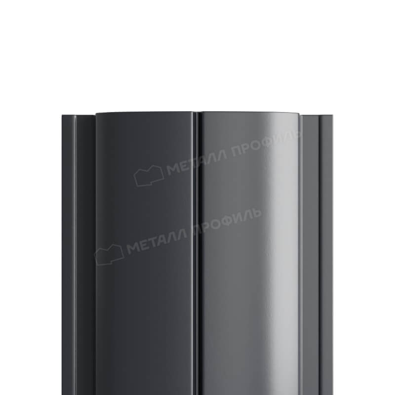 Штакетник металлический МП ELLIPSE-T 19х126 Двусторонний (VikingMP Д-01-7024\7024-0.45).