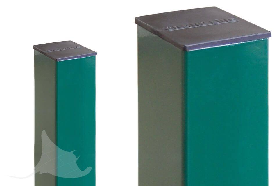 Столб 62х55х1,4х3000 RAL 6005 5 отверстий (2,03/2,43)