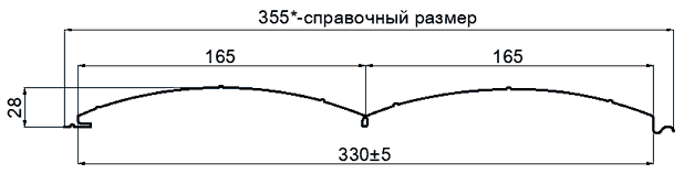 Сайдинг Woodstock-Н-28х330 (ECOSTEEL_T-01-ЗолотойДуб-0.5)
