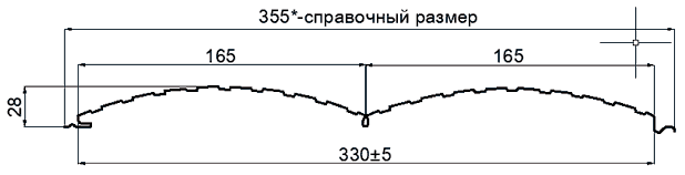 Сайдинг Woodstock-Т-28х330 (ECOSTEEL_T-01-ЗолотойДуб-0.5)