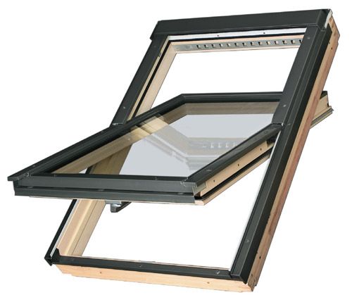 Мансардное окно Fakro FTP-V U4 07 (78x140) с двухкамерным стеклопакетом