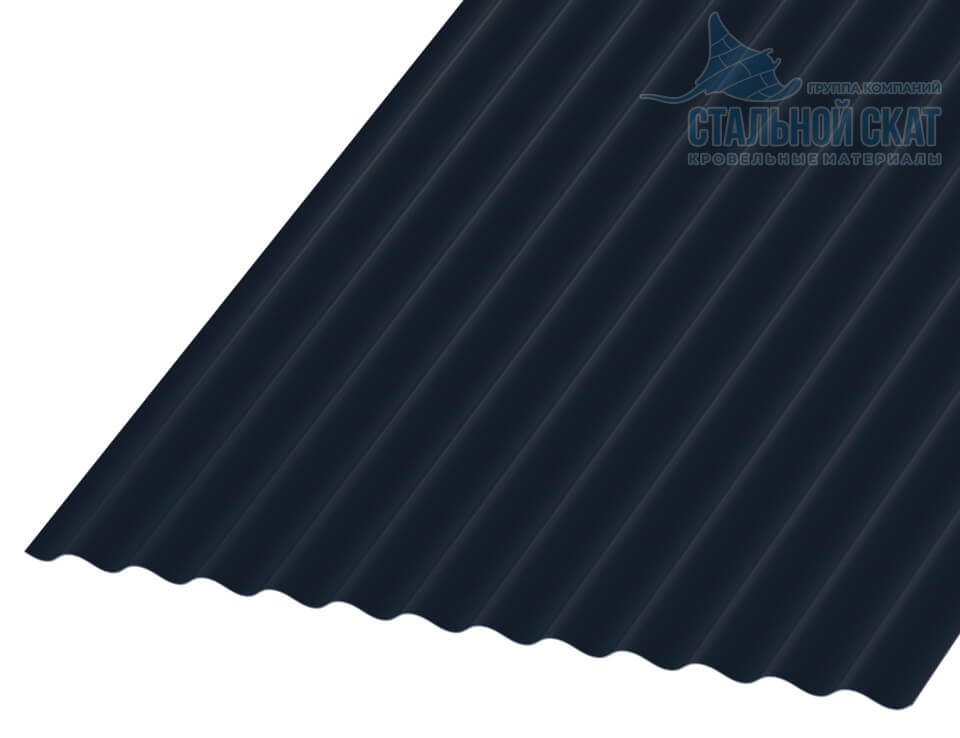 Профнастил МП18 х 1100 - B (VALORI-20-DarkGrey-0.5)