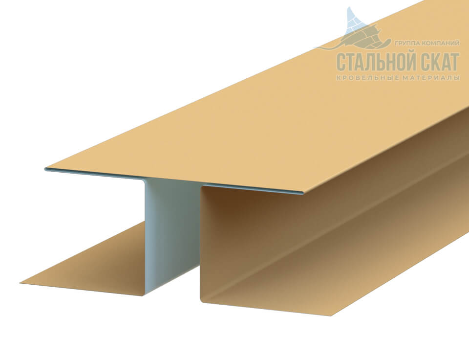 Планка стыковочная сложная Woodstock 75х3000 (ПЭ-01-1014-0.45)