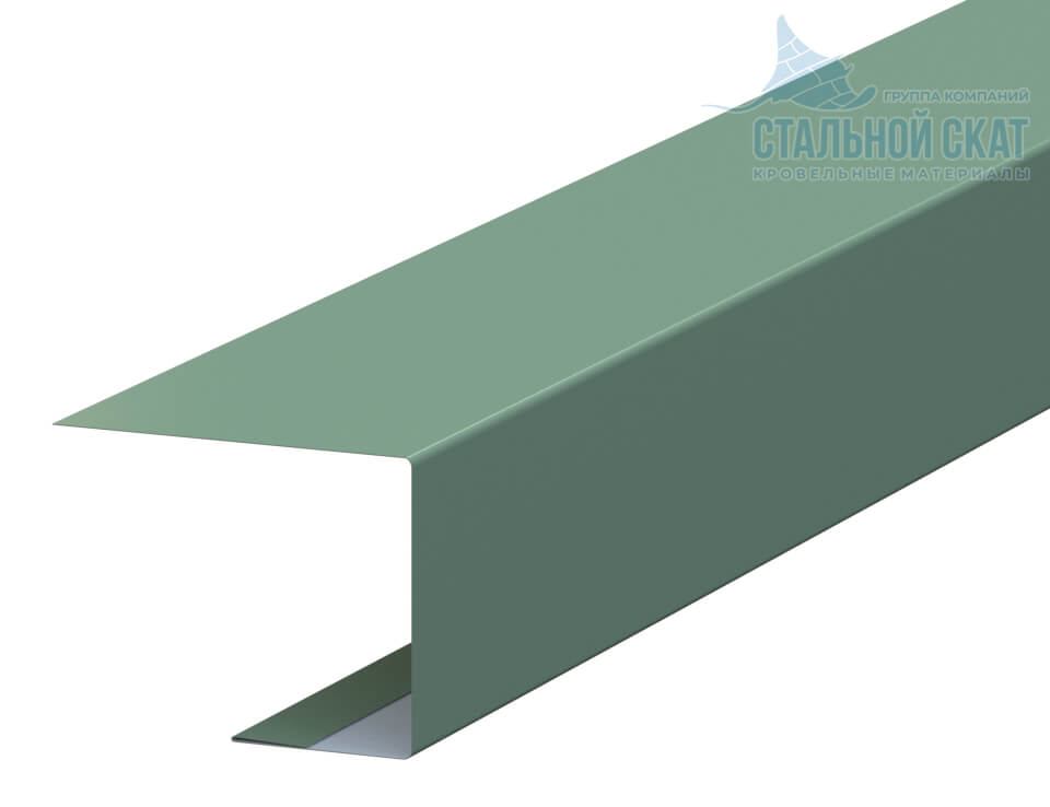 Планка завершающая FASTCLICK 50х38х3000 (PURMAN-20-Tourmalin-0.5)
